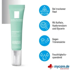La Roche Posay Hydraphase HA Augen, Gel-Creme, 15 ml