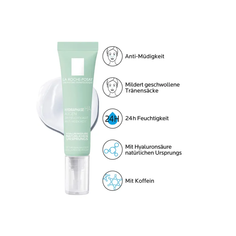 La Roche Posay Hydraphase HA Augen, Gel-Creme, 15 ml