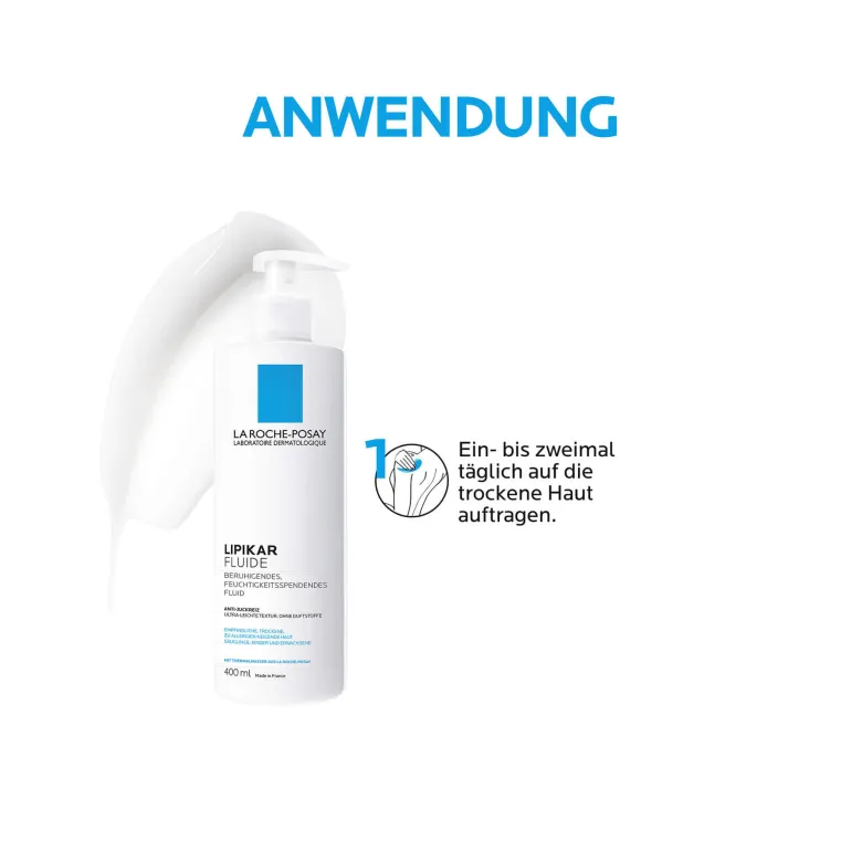 La Roche Posay Lipikar Fluide Beruhigende Bodylotion, 400 ml