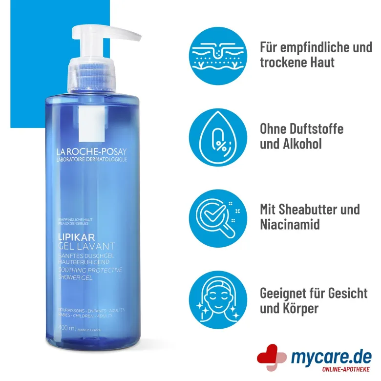 La Roche Posay Lipikar Gel Lavant, 400 ml