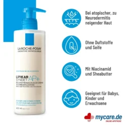 La Roche Posay Lipikar Syndet AP+ Duschcreme, 400 ml