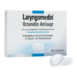 Laryngomedin Octenidin Antisept 2,6 mg Lutschtabletten, 24 St