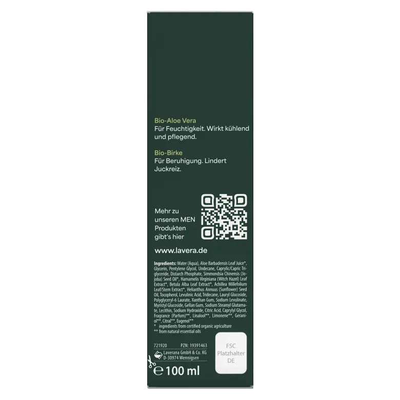 Lavera Men After Shave Balsam, 100 ml