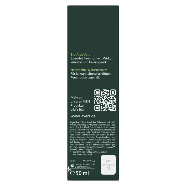 Lavera Men Feuchtigkeitscreme, 50 ml