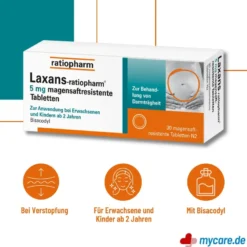 Laxans-ratiopharm 5 mg magensaftresistente Tabletten, 30 St