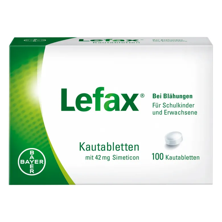 Lefax Kautabletten bei Blähungen, 100 St