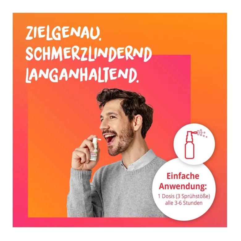 Lemocin Flurbiprofen Spray gegen Halsschmerzen, 15 ml