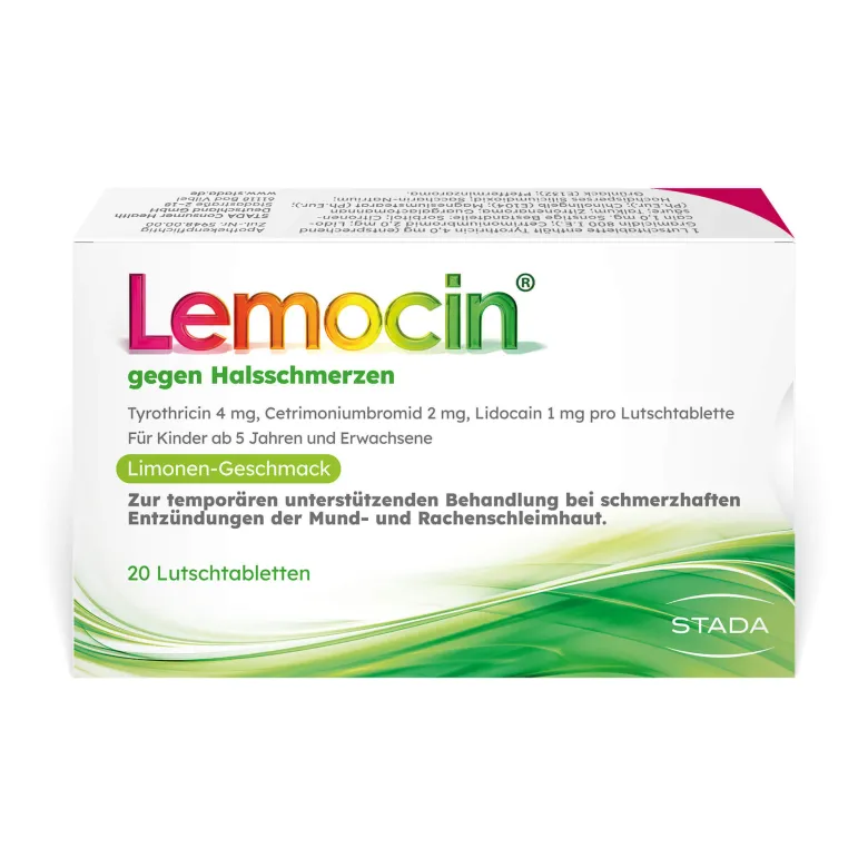 Lemocin gegen Halsschmerzen Limone, 20 St