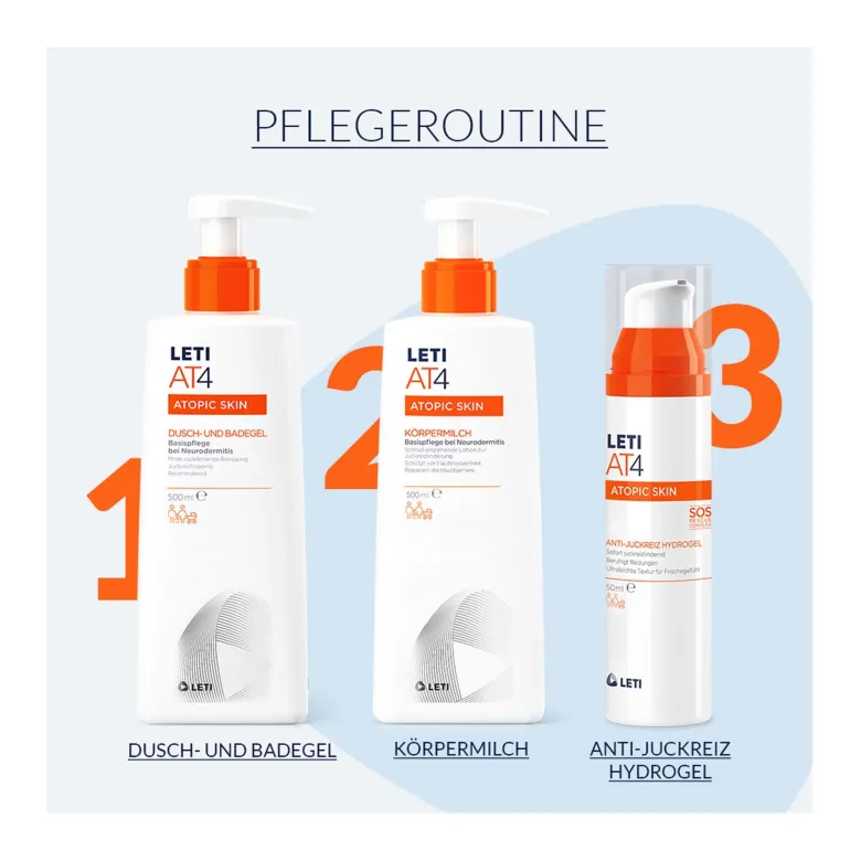 LETI AT4 Dusch- und Badegel, 750 ml