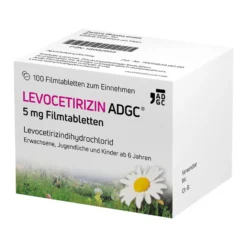 Levocetirizin Adgc 5 mg Filmtabletten, 100 St
