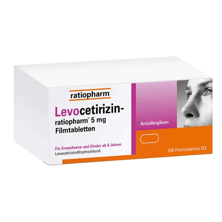 Levocetirizin-ratiopharm 5 mg Filmtabletten, 100 St