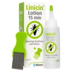 Linicin Lotion 15 Min mit Läusekamm, 100 ml