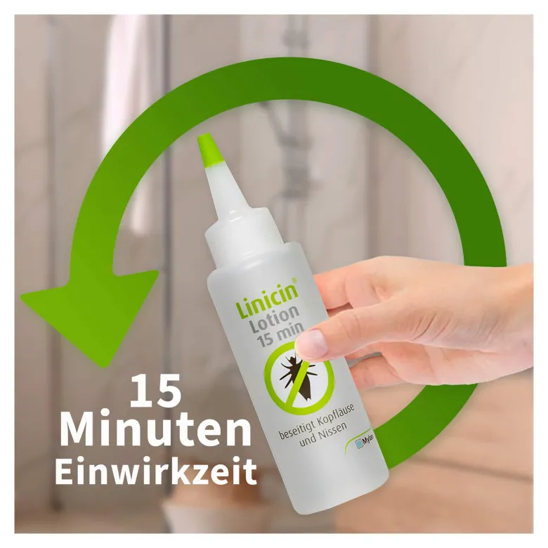Linicin Lotion 15 Minuten Ohne Läusekamm, 100 ml