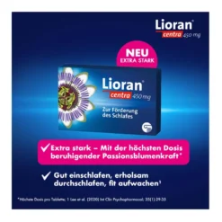 Lioran centra 450 mg bei Ein- und Durchschlafstörungen, 20 St
