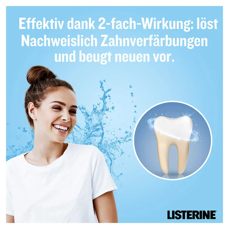 Listerine Mundspülung Advanced White, 500 ml