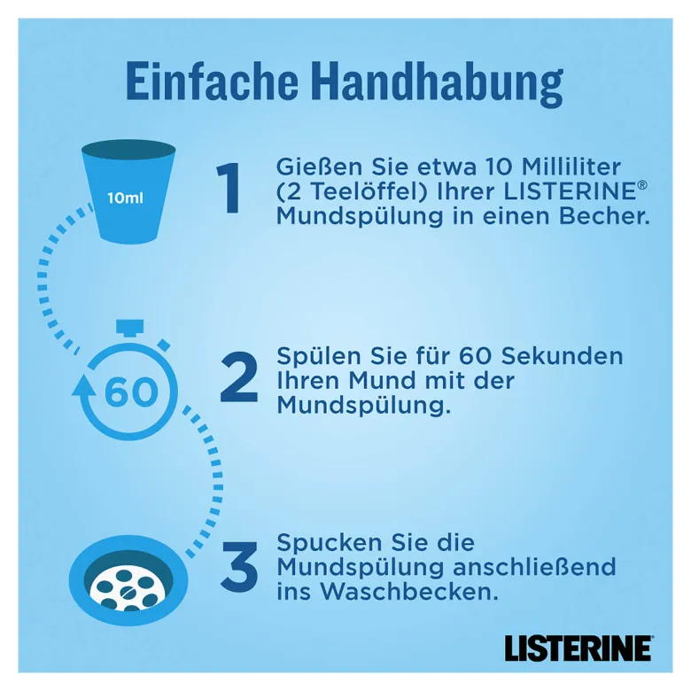 Listerine Mundspülung Advanced White, 500 ml
