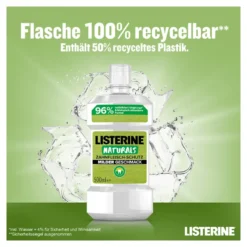 Listerine Mundspülung Naturals Zahnfleisch-Schutz, 500 ml