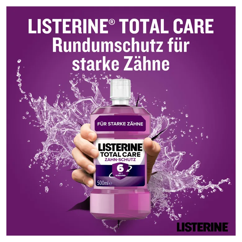 Listerine Mundspülung Total Care Zahn-Schutz, 500 ml