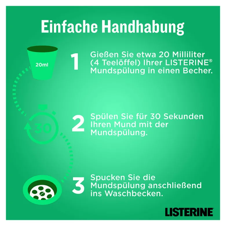 Listerine Mundspülung Total Care Zahnfleisch-Schutz, 500 ml
