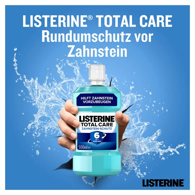 Listerine Mundspülung Total Care Zahnstein-Schutz, 500 ml
