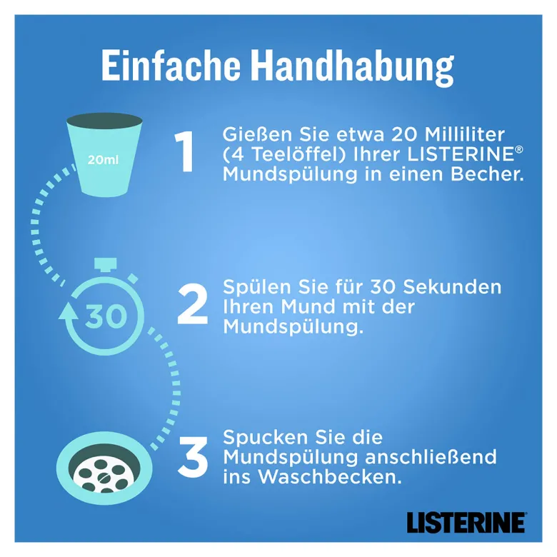 Listerine Mundspülung Total Care Zahnstein-Schutz, 500 ml