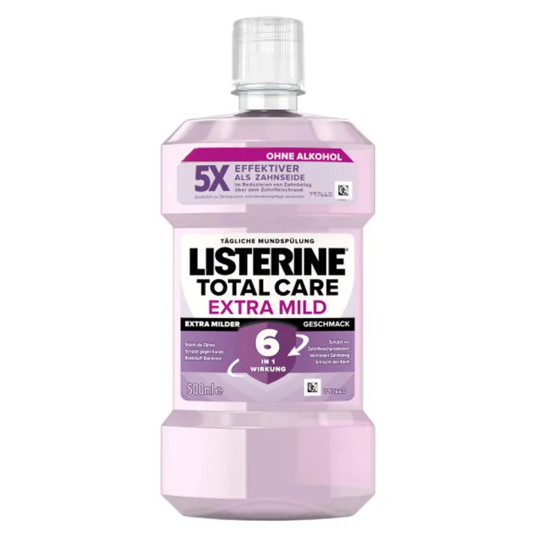 Listerine Total Care Extra Mild Mundspülung, 500 ml