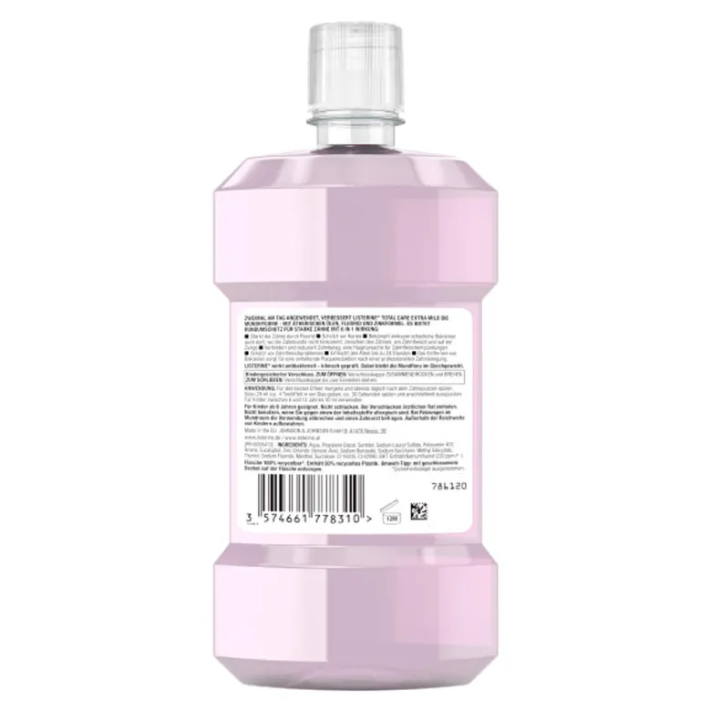 Listerine Total Care Extra Mild Mundspülung, 500 ml