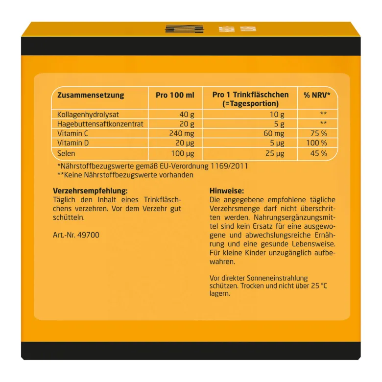 Litozin Hagebutte+Kollagen Trinkfläschchen, 30X25 ml