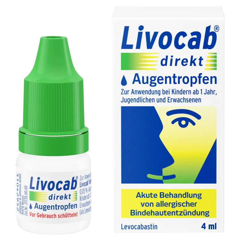 Livocab direkt Augentropfen bei Allergie, 4 ml