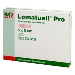 Lomatuell Pro Gelbildendes Kontaktnetz 5x5 cm, 8 St