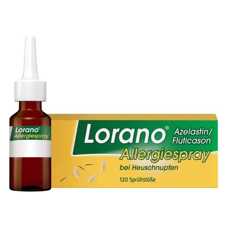 Lorano Azelastin/Fluticason Allergiespray bei Heuschnupfen, 23 g