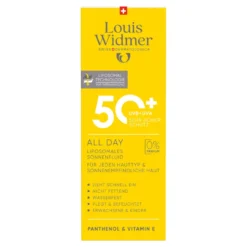 Louis Widmer All Day 50+ unparfümiert, 100 ml