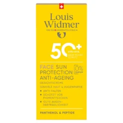 Louis Widmer Face Sun Protection Anti-Ageing 50 unparfümiert, 50 ml
