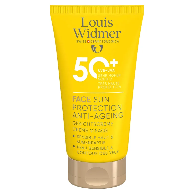 Louis Widmer Face Sun Protection Anti-Ageing 50, 50 ml