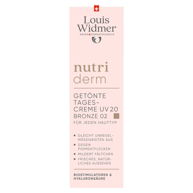 Louis Widmer nutriderm Get. Tagescreme UV 20 - Bronze 02, 30 ml