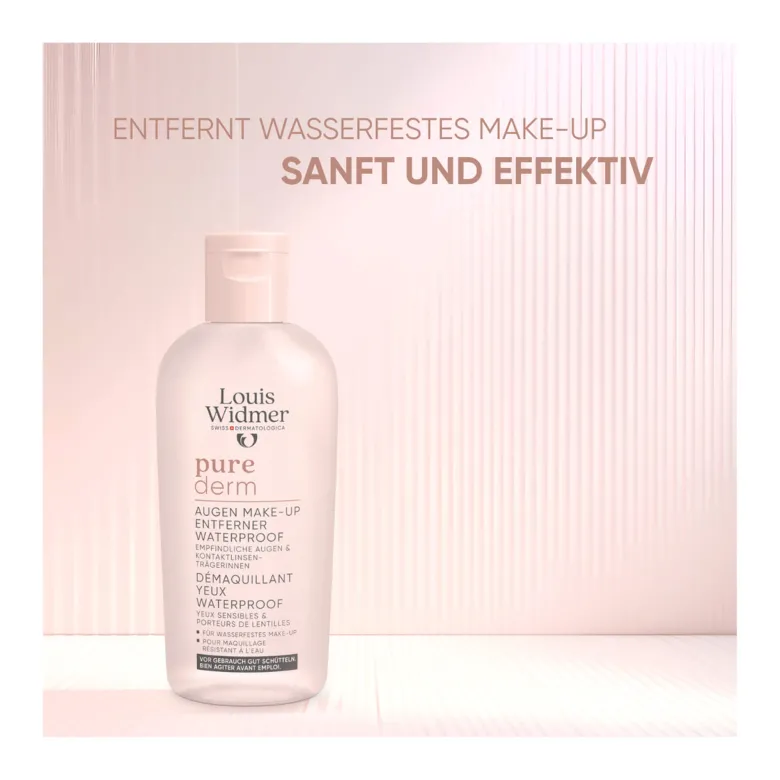 Louis Widmer purederm Augen-Make-up-Entferner wasserfest o.p, 100 ml