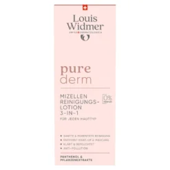 Louis Widmer purederm Mizellen-Reinigungslotion unparfümiert, 200 ml