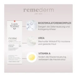 Louis Widmer remederm Körpercreme unparfümiert, 200 ml