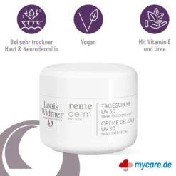 Louis Widmer remederm Tagescreme UV 30, 50 ml