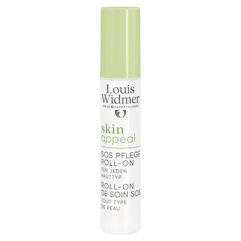 Louis Widmer skinappeal SOS Pflege Roll-on unparfümiert, 10 ml