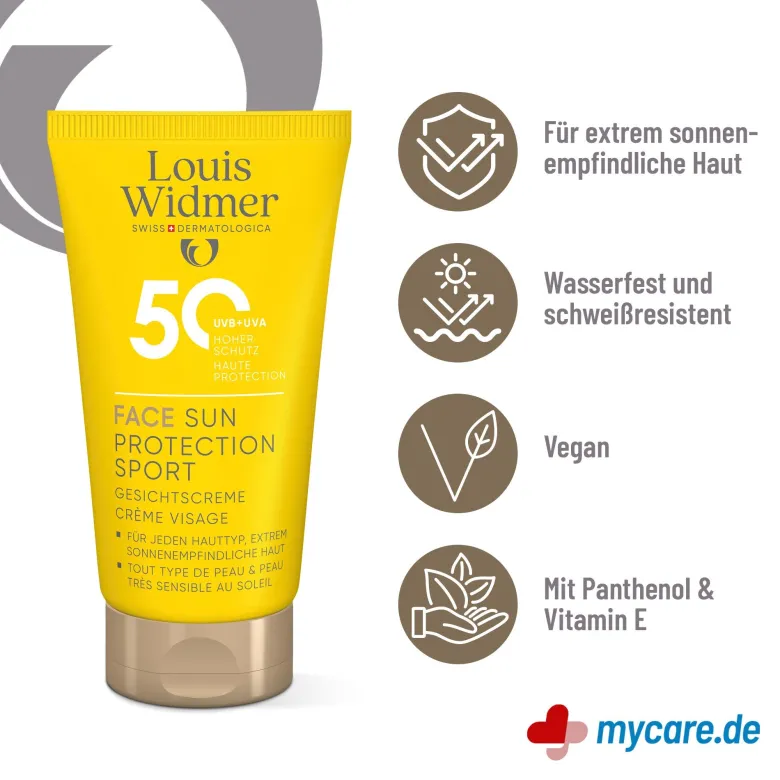 Louis Widmer Sun Protection Sport 50+, 50 ml