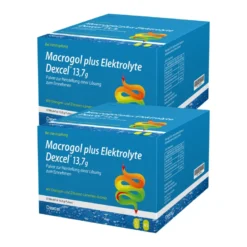 Macrogol plus Elektrolyte Dexcel 13,7 g Pulver, 100 St