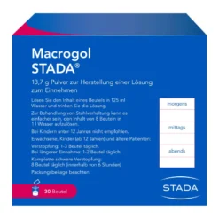 Macrogol Stada 13,7 g Pulver zur Herstellung einer Lösung, 30 St