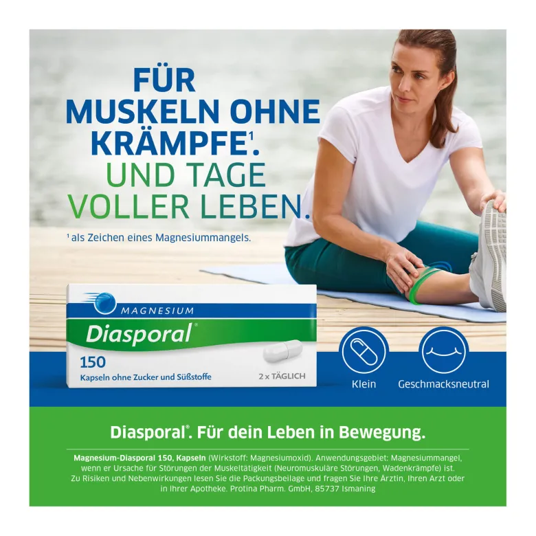 Magnesium Diasporal 150 Kapseln, 50 St