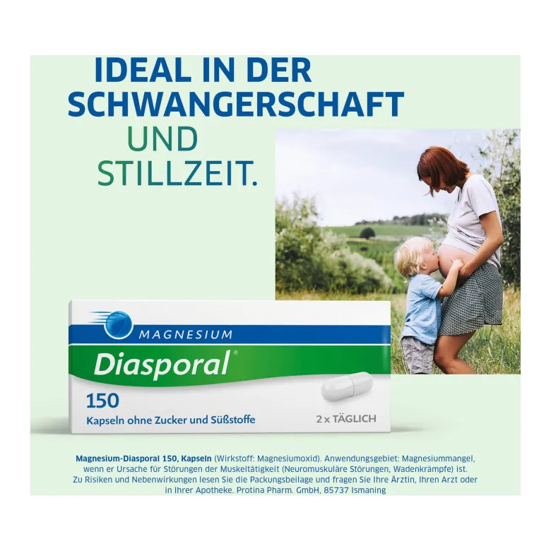 Magnesium Diasporal 150 Kapseln, 50 St