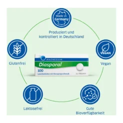 Magnesium Diasporal 100 Lutschtabletten, 100 St
