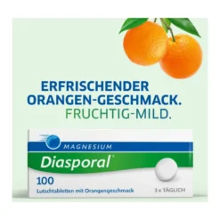 Magnesium Diasporal 100 Lutschtabletten, 100 St
