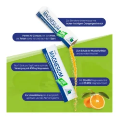 Magnesium 400 direkt Portionssticks Orange, 100X2.1 g