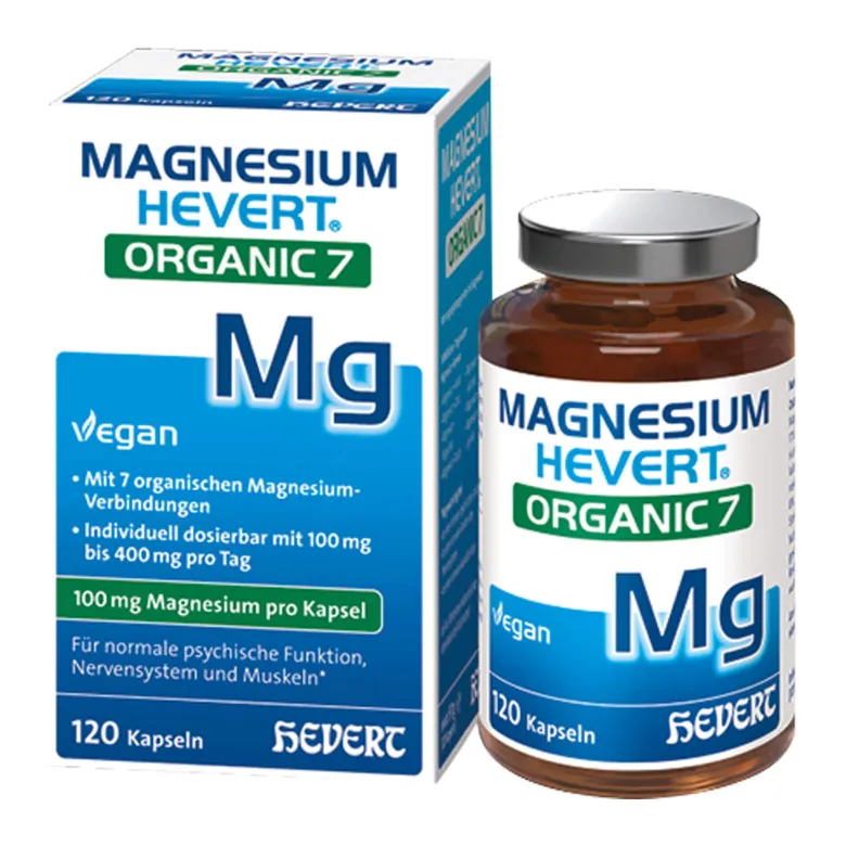 Magnesium Hevert Organic 7 Kapseln, 120 St
