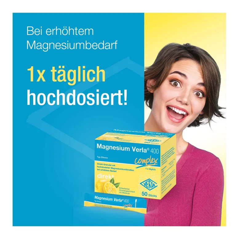 Magnesium Verla 400 Direkt-Granulat, 50 St